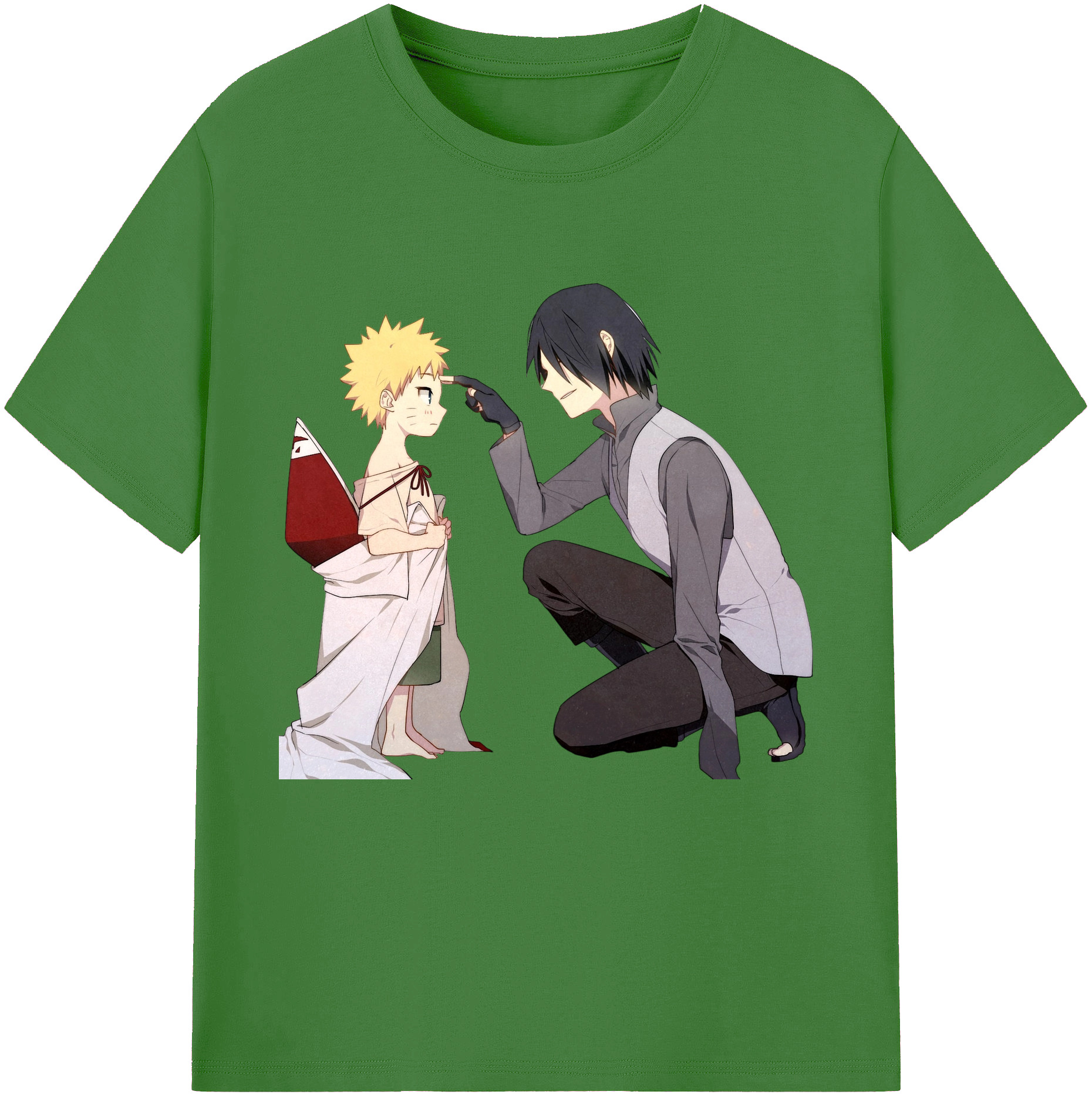 （画像用） NARUTO -ナルト- うちは サスケ Uchiha Sasuke レディースカジュアルプリントTシャツ（綿100％）